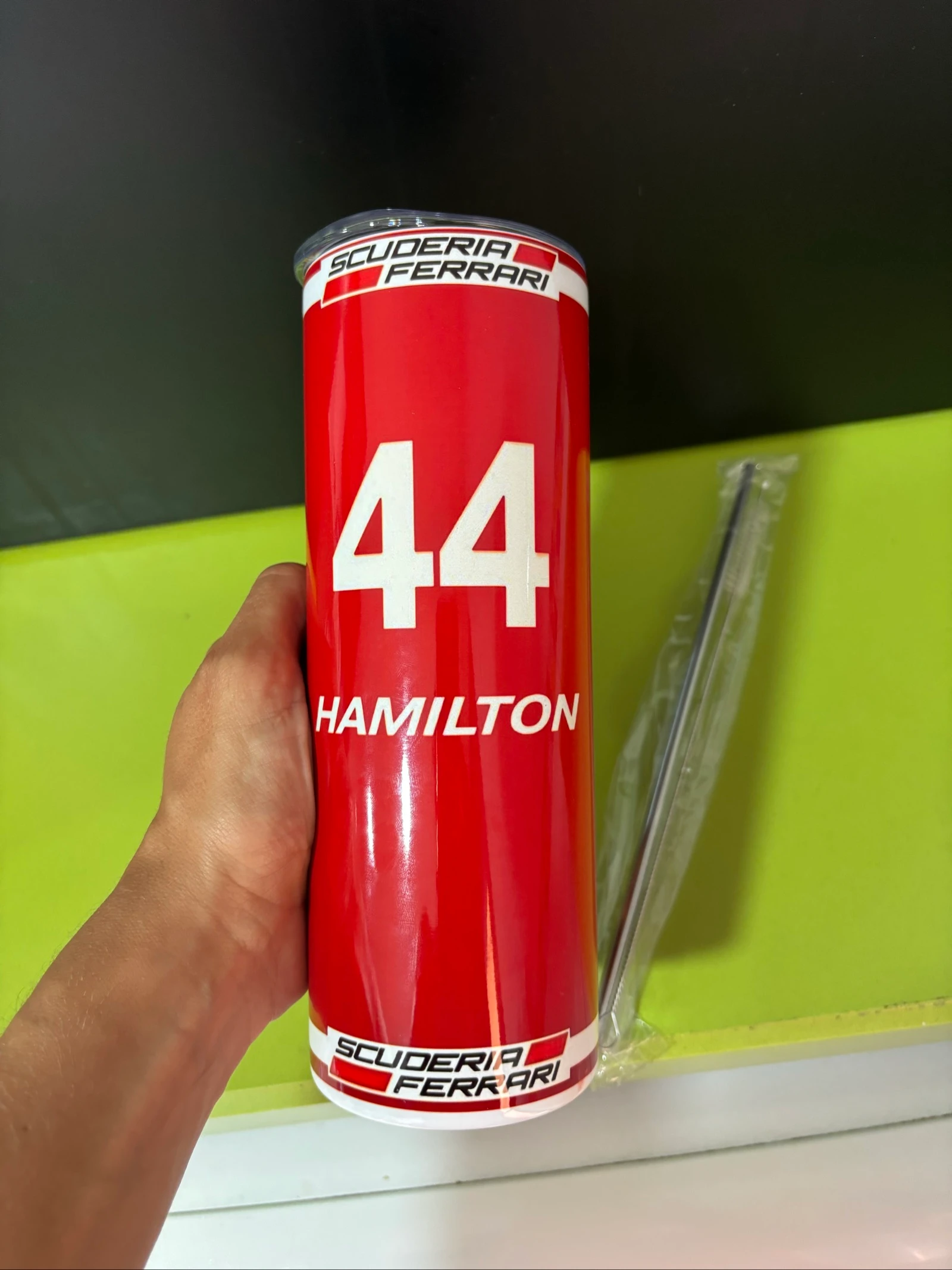 Gobelet Hamilton F1 Ferrari – photo 2